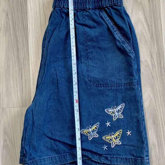 90s K.T. Sport Butterfly Embroidered Jean Shorts - Picture 8 of 8